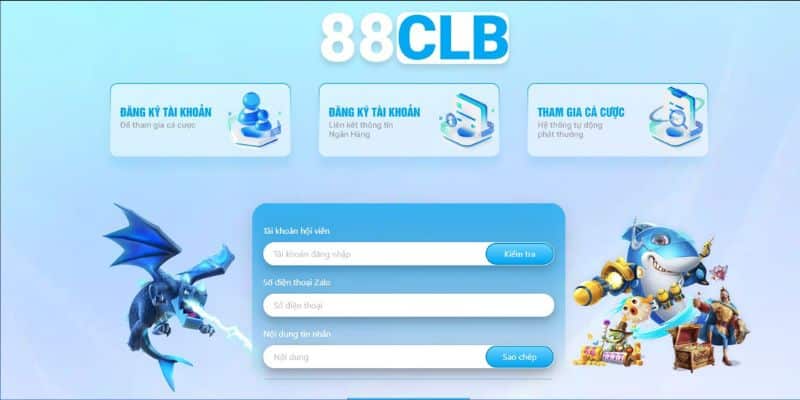 Xác minh tài khoản và nhận thưởng đăng ký 88CLB